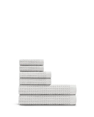 Supima® Waffle 6pc Bath Sheet Bundle