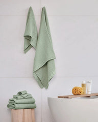 Supima® Waffle 12pc Bath Sheet Move-In Bundle