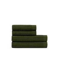 Supima® Waffle 4pc Bath Sheet Bundle
