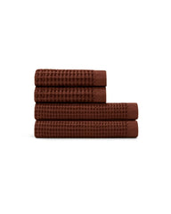 Supima® Waffle 4pc Bath Sheet Bundle