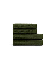 Supima® Waffle 4pc Bath Towel Bundle