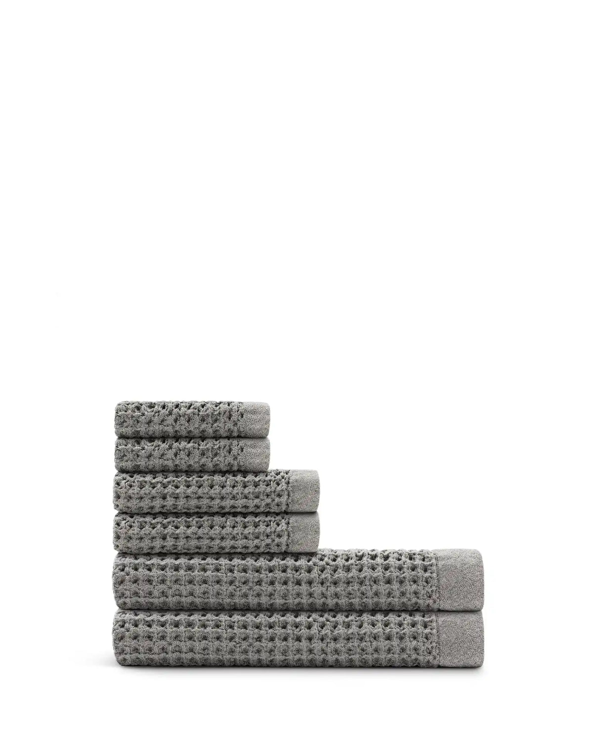 Supima® Waffle 6pc Bath Sheet Bundle