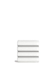Sculpted Terry Face Towels