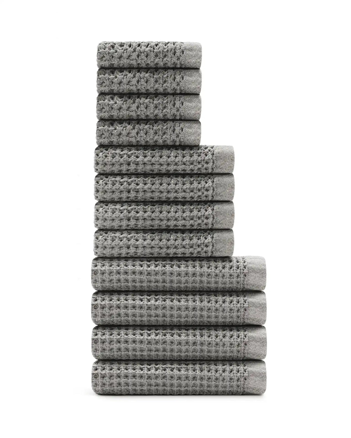 Supima® Waffle 12pc Bath Towel Move-In Bundle